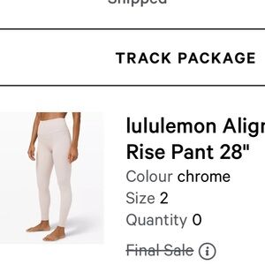 lululemon athletica Gray Leggings High-Rise Sleek Fit